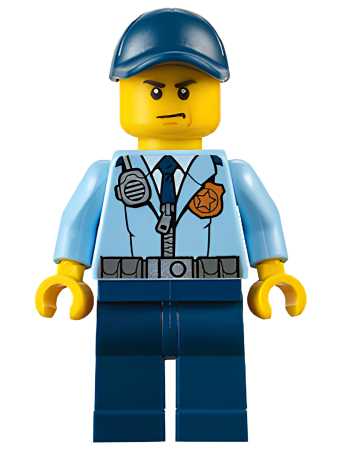 Минифигурка Lego Police - City Officer cty0616 U